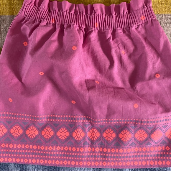 NWT J.Crew pink, lined, geometric print, skirt Size 4 - Picture 5 of 5